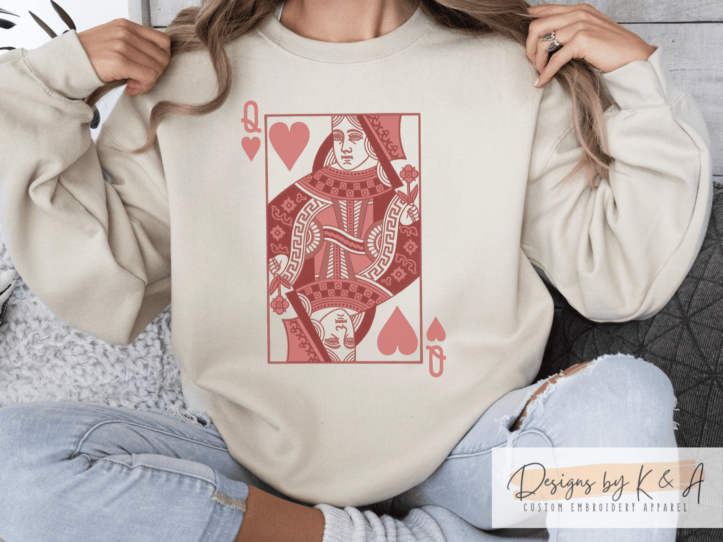 Queen of Hearts - Valentine's Sweatshirt