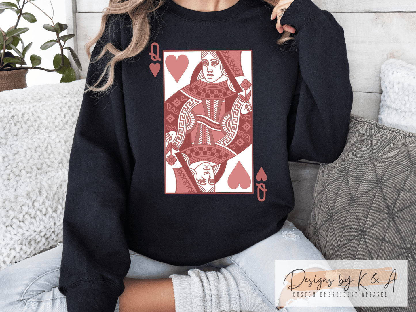 Queen of Hearts - Valentine's Sweatshirt
