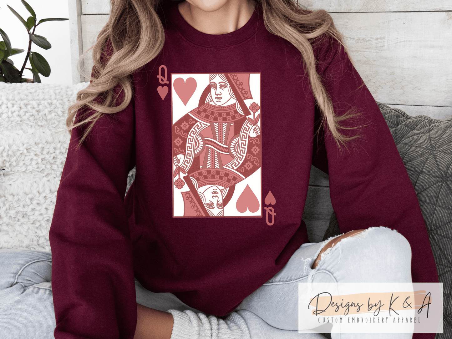 Queen of Hearts - Valentine's Sweatshirt