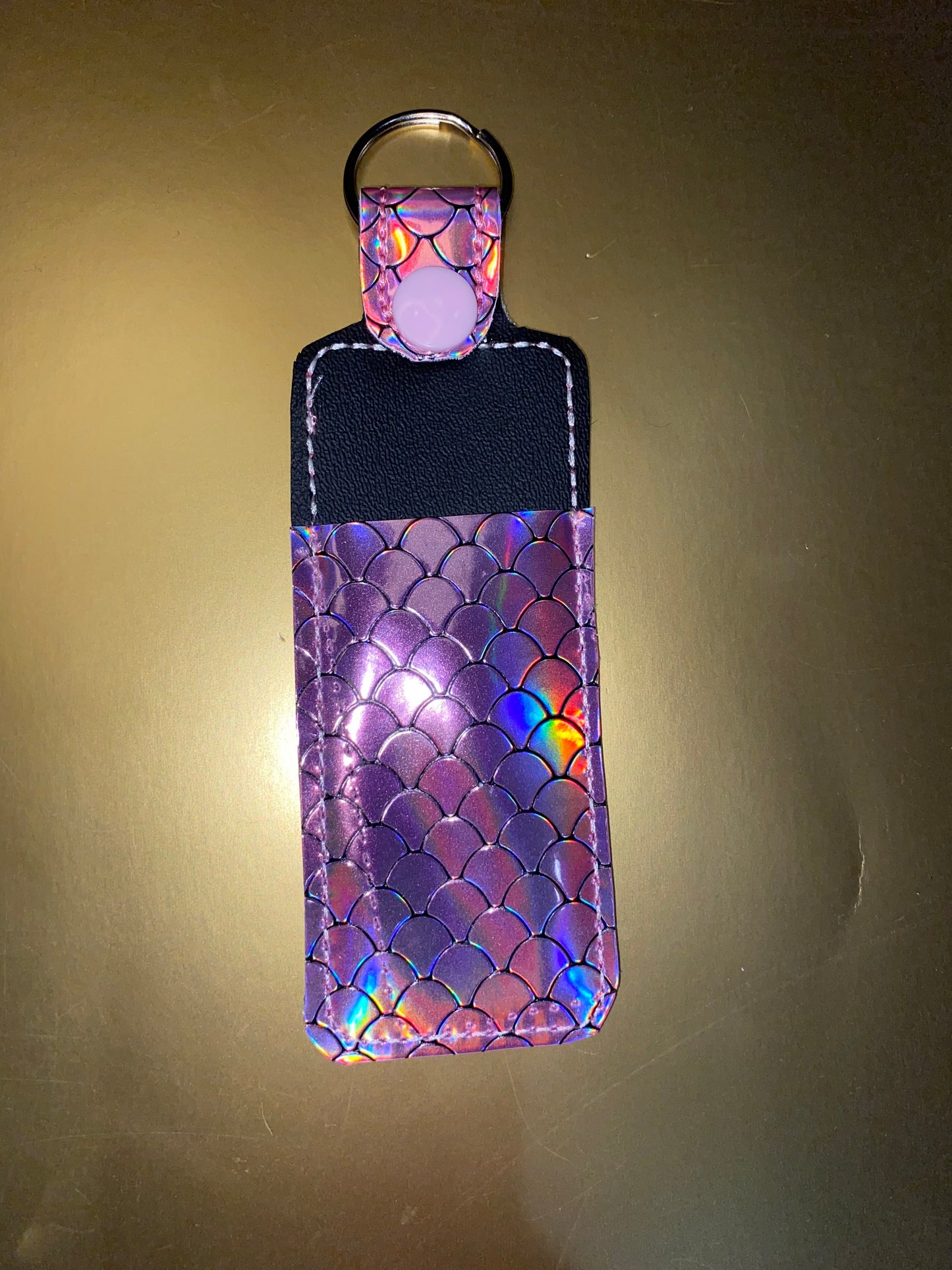 Purple Mermaid Safety Key chain