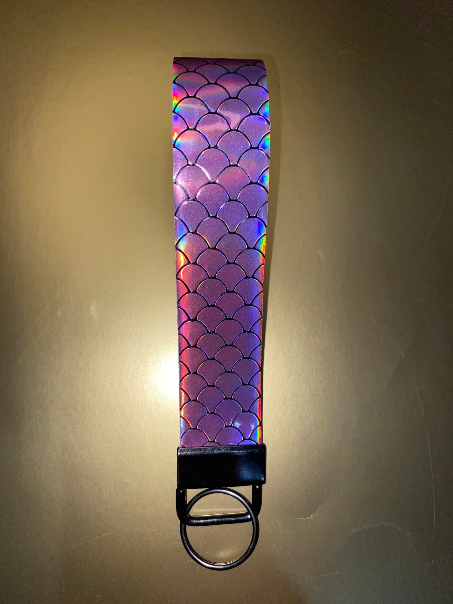 Purple Mermaid Safety Key chain
