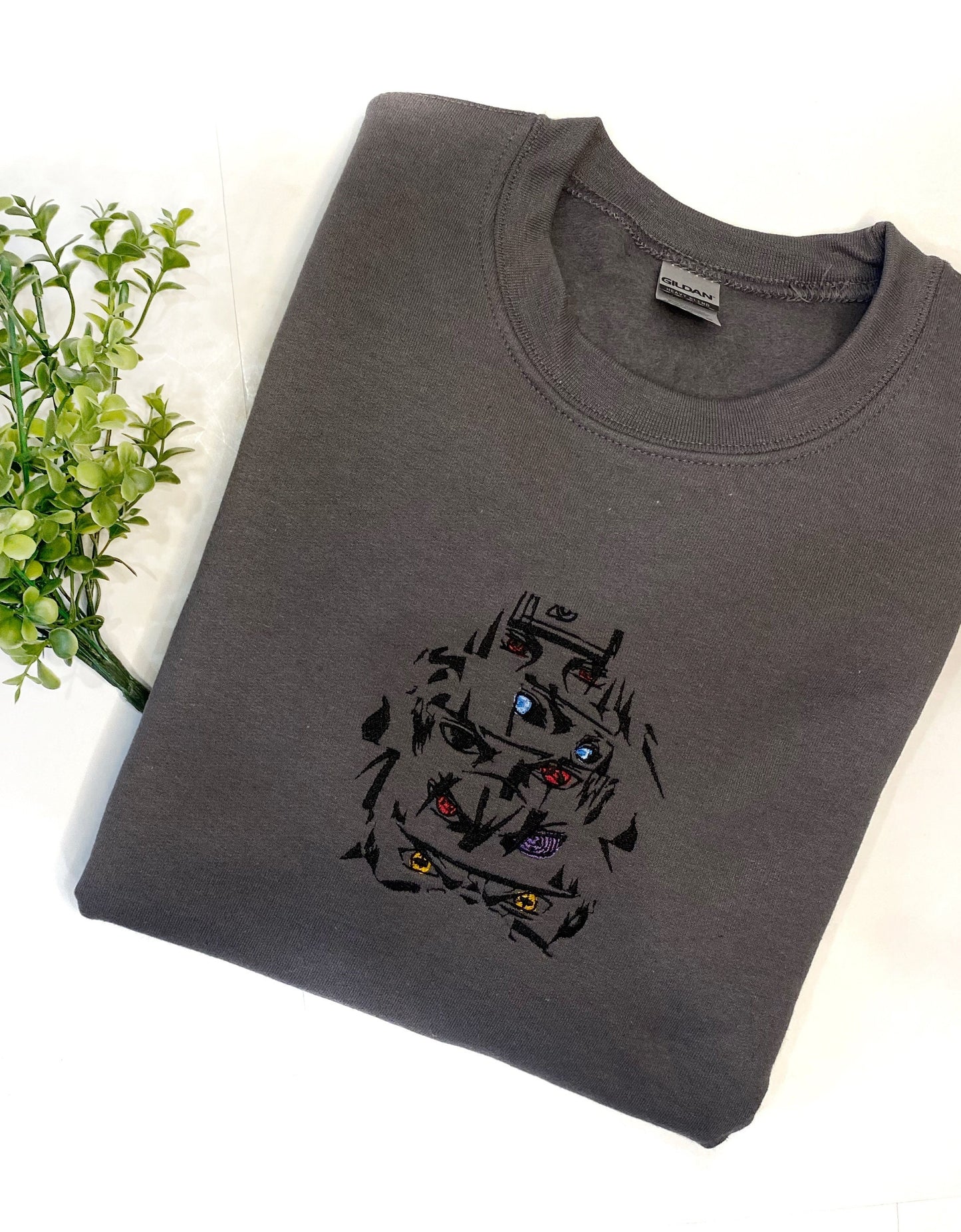 Naruto all eyes Anime Embroidered Sweatshirt