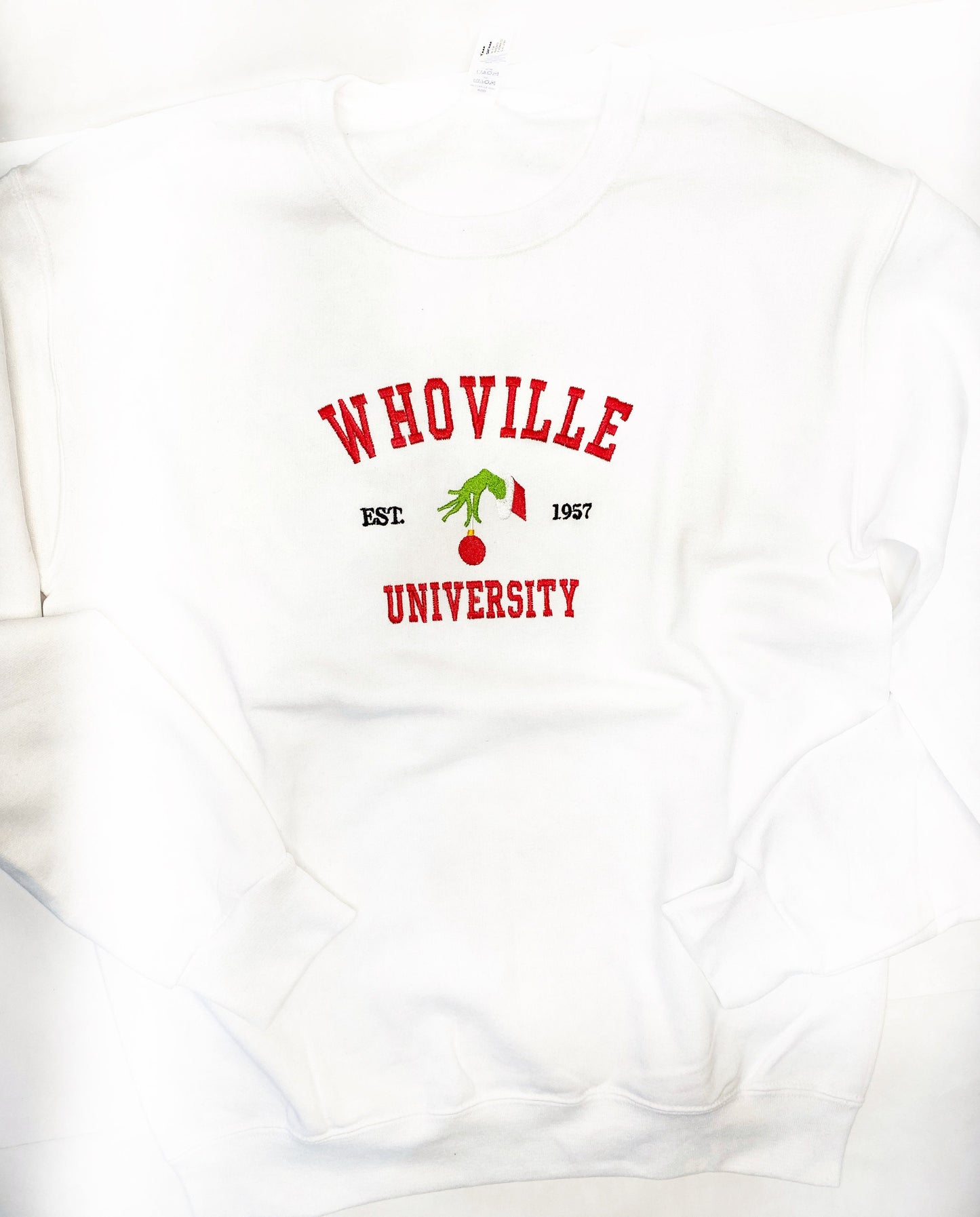 Whoville Christmas Embroidery Crewneck