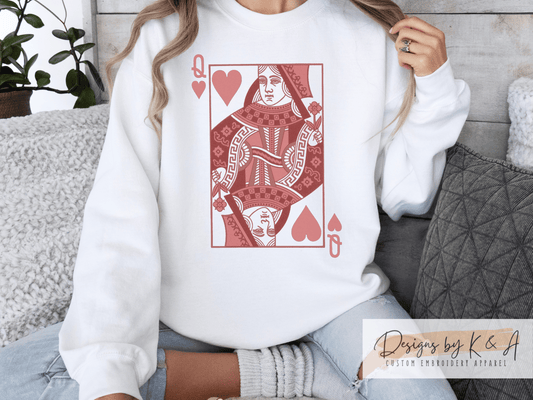 Queen of Hearts - Valentine's Sweatshirt