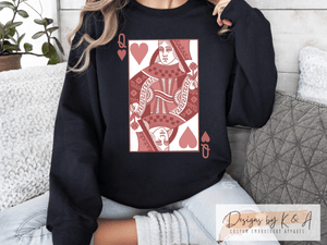 Queen of Hearts - Valentine's Sweatshirt