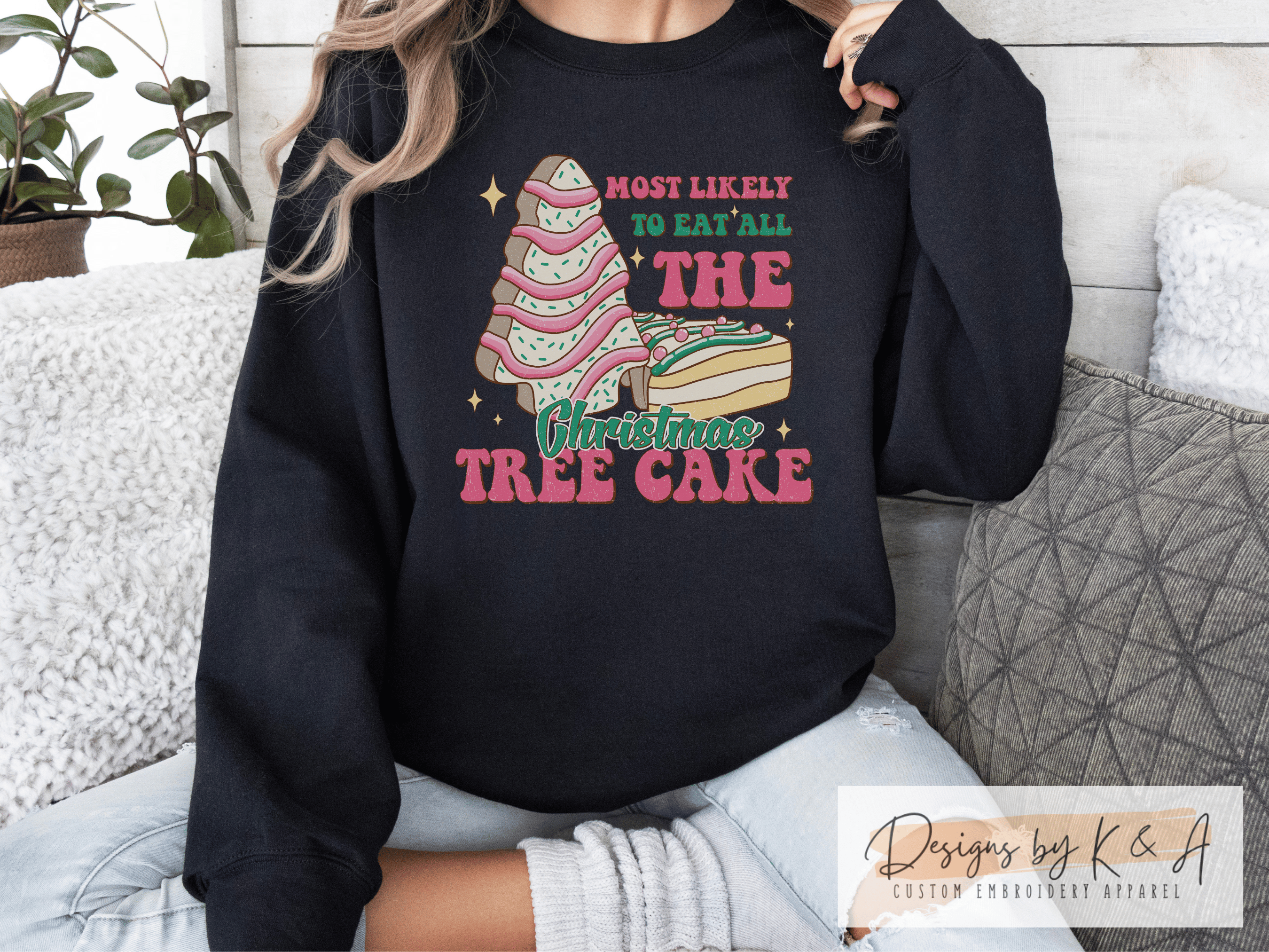 Trendy Christmas Tree funny Sweatshirt