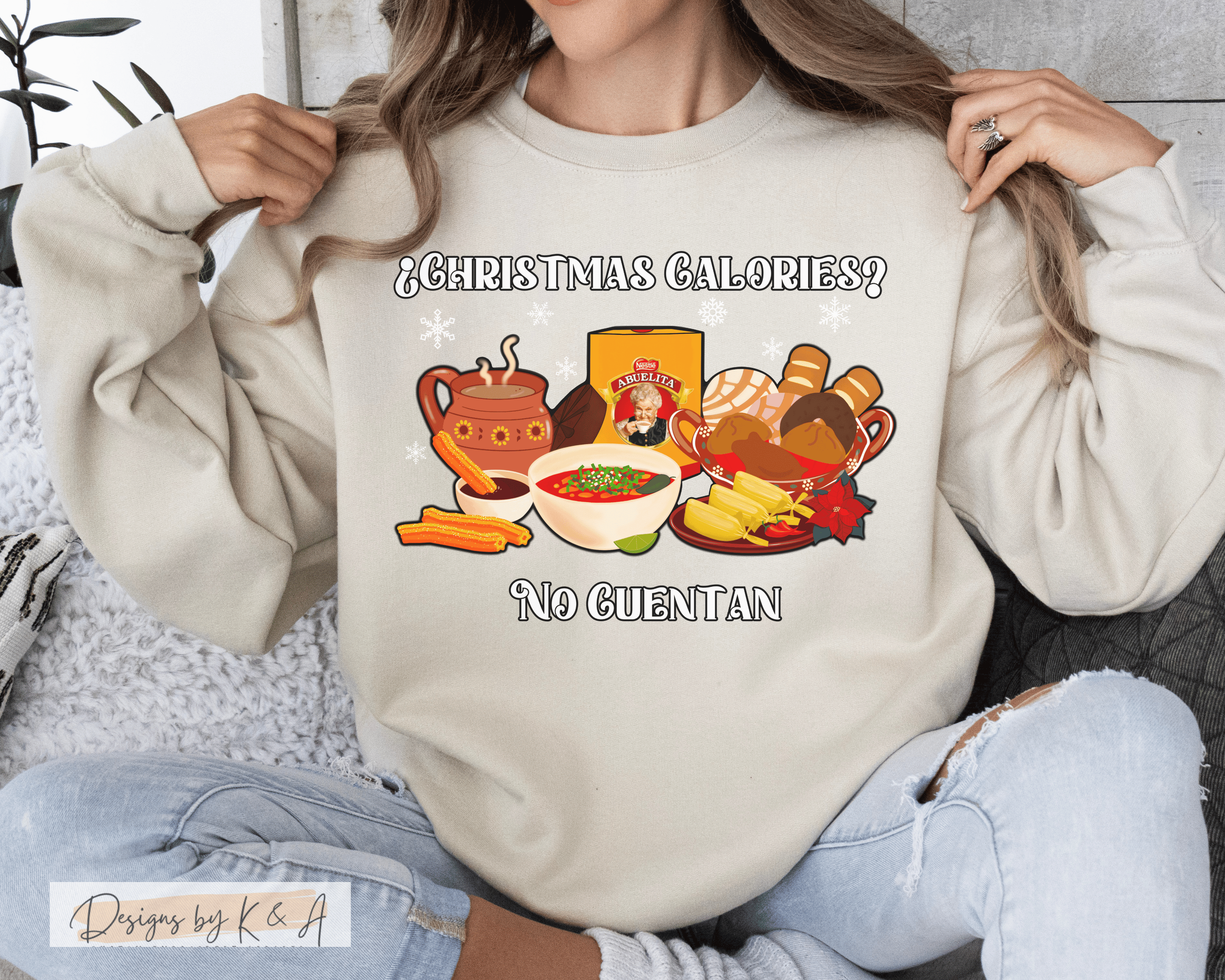 K for 2025 christmas hoodie