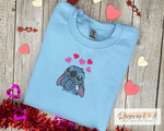 Load image into Gallery viewer, Stitch Heart Embroidered Crewneck
