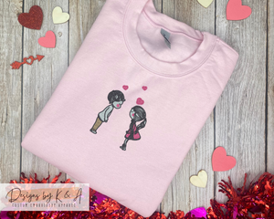 Love Word Sweatshirt, Valentine Hoodie,