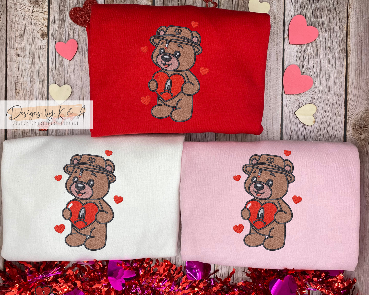 Bad Bunny Bear with Heart