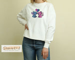 Load image into Gallery viewer, Stitch and Angel Embroidered Sweatshirt

