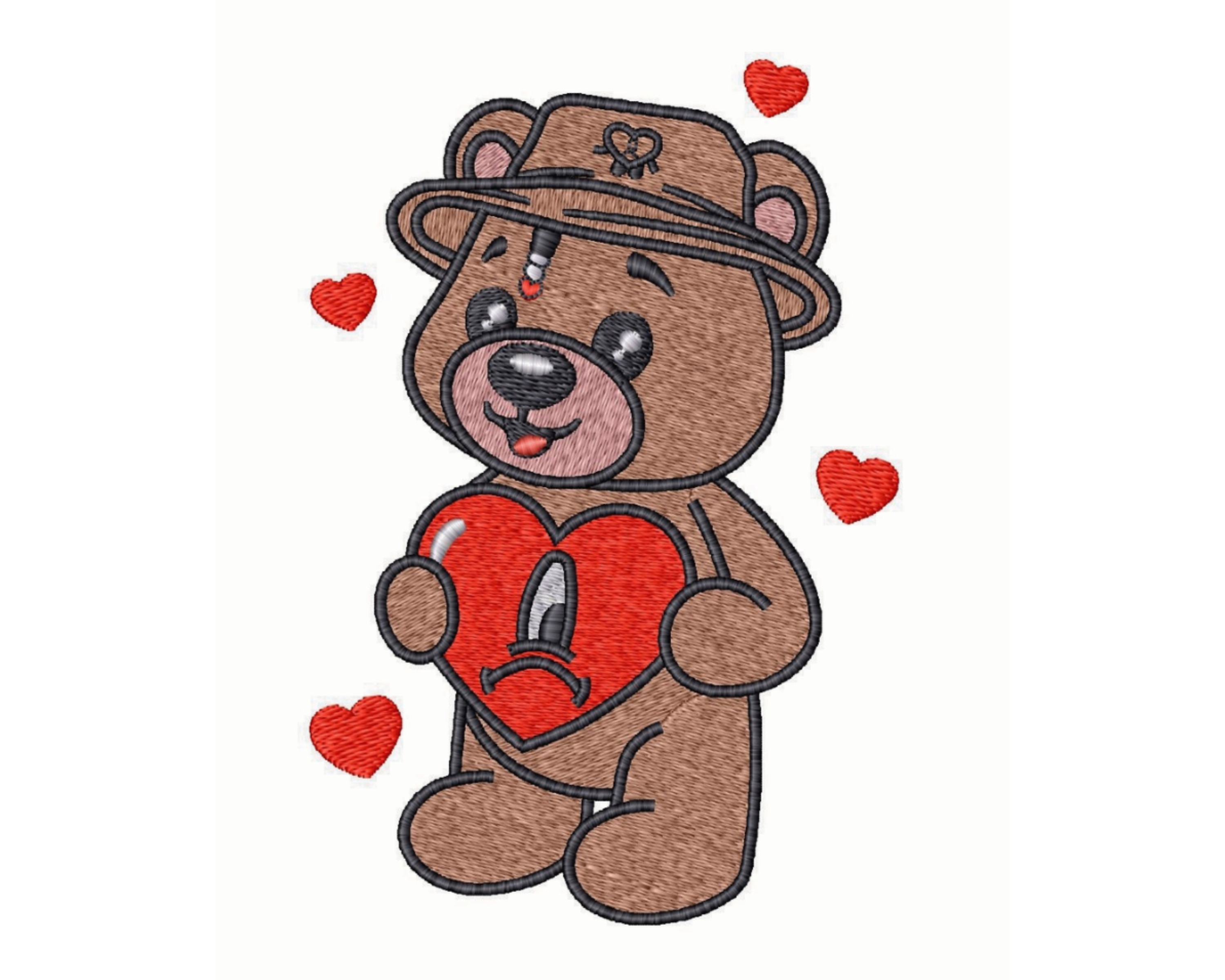 Bad Bunny Bear with Heart
