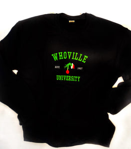 Whoville Christmas Embroideried Sweatshirt