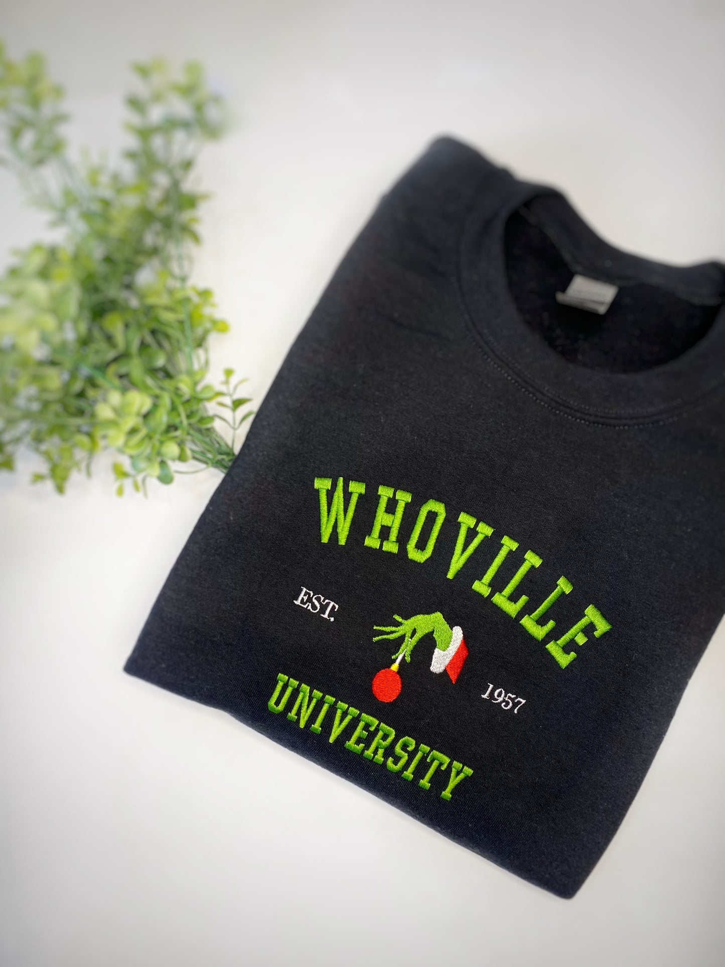 Whoville Christmas Embroideried Sweatshirt