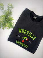 Load image into Gallery viewer, Whoville Christmas Embroideried Sweatshirt
