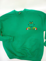 Load image into Gallery viewer, Grinch Christmas Embroideried Sweatshirt - Christmas
