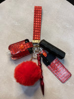 Load image into Gallery viewer, Red Safety Keychain
