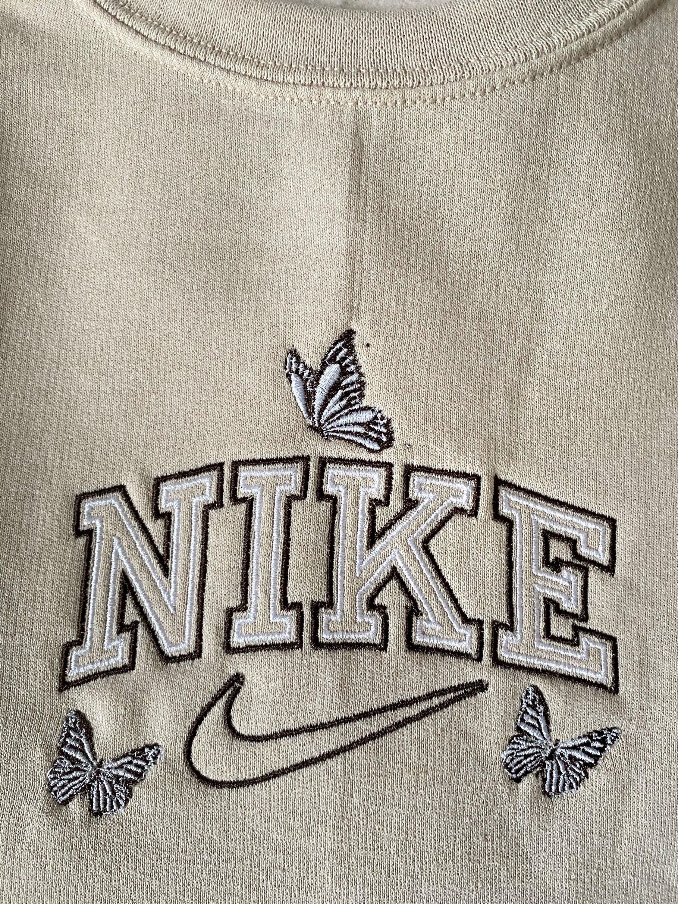 Nike Baller Swoosh Embroidered Sweatshirt Vintage Nike Swoosh