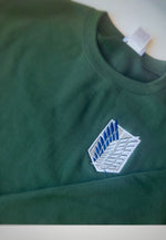 Load image into Gallery viewer, Wings of Freedom AOT embroidery sweatshirt
