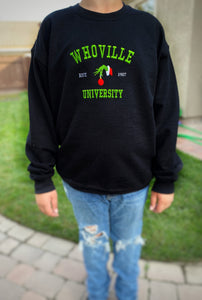 Whoville Christmas Embroidery Crewneck