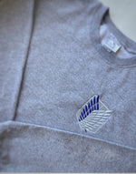 Load image into Gallery viewer, Wings of Freedom AOT embroidery sweatshirt
