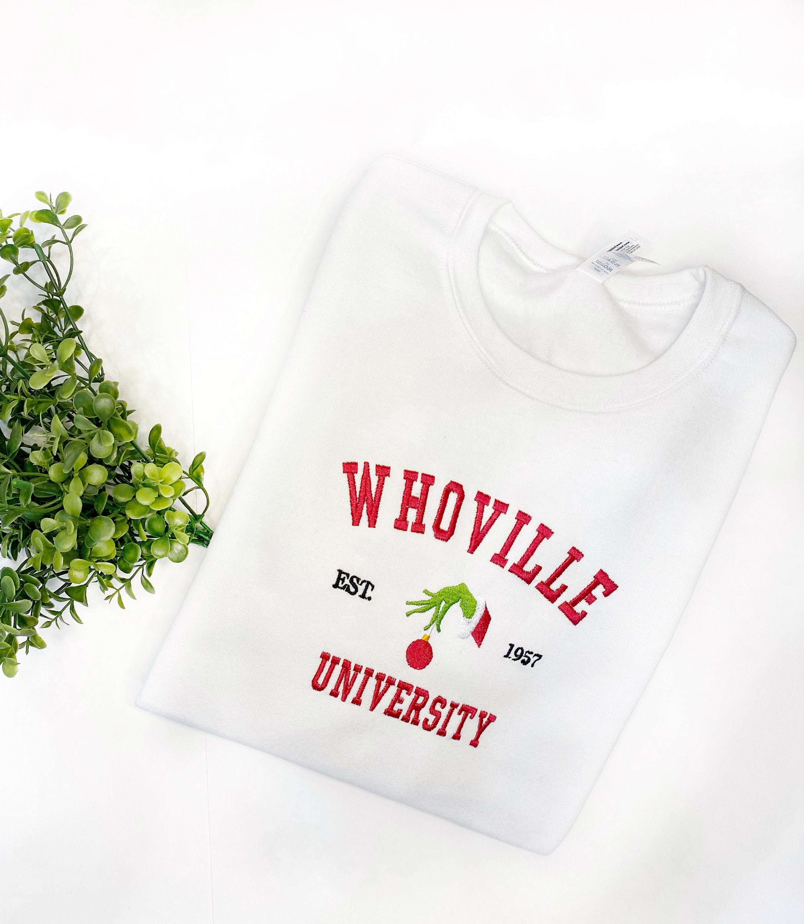 Whoville Christmas Embroidery Crewneck
