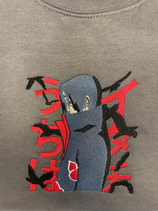 Itachi Naruto Akatsuki Anime Embroidered Sweatshirt