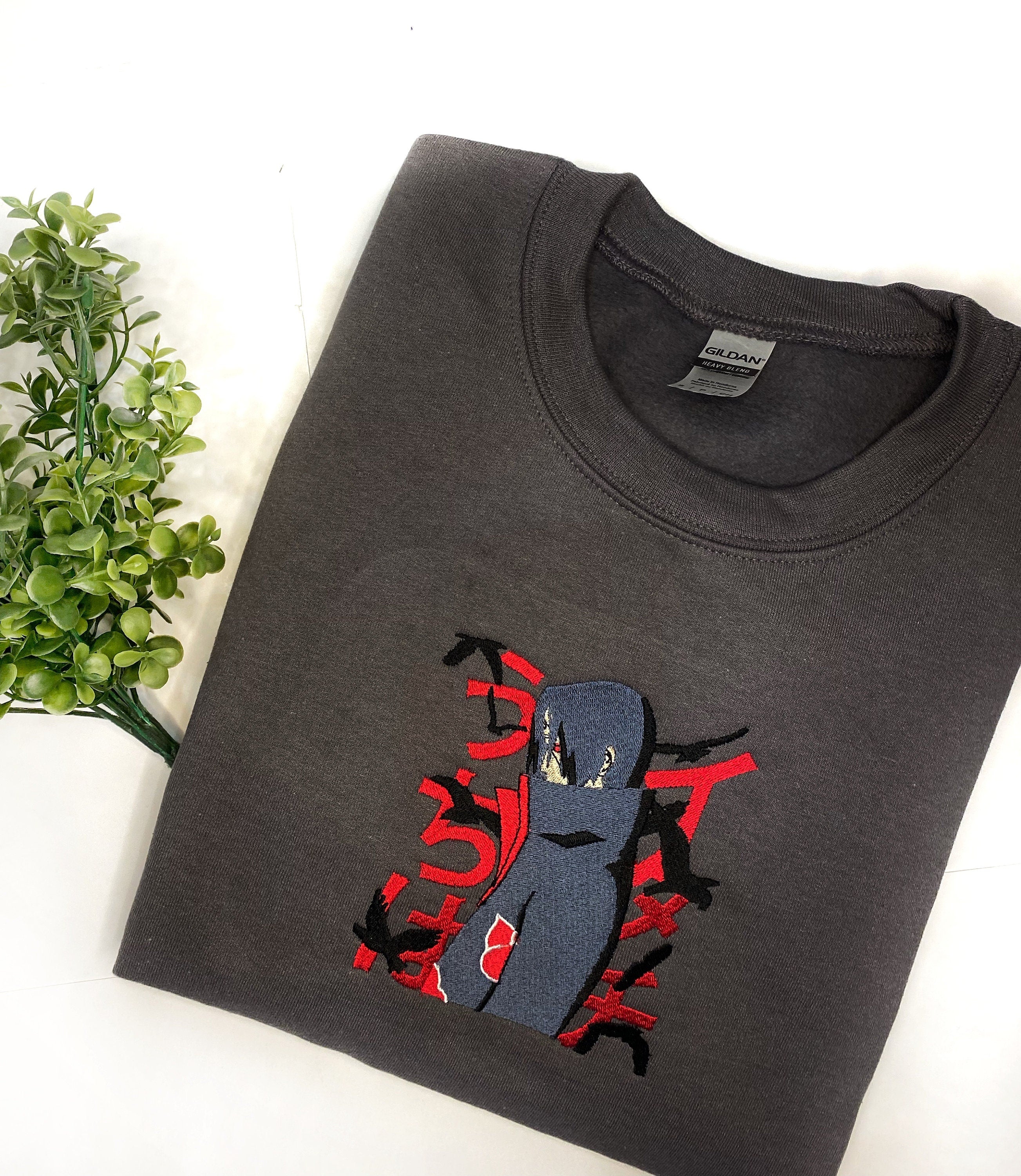 Itachi Naruto Akatsuki Anime Embroidered Sweatshirt