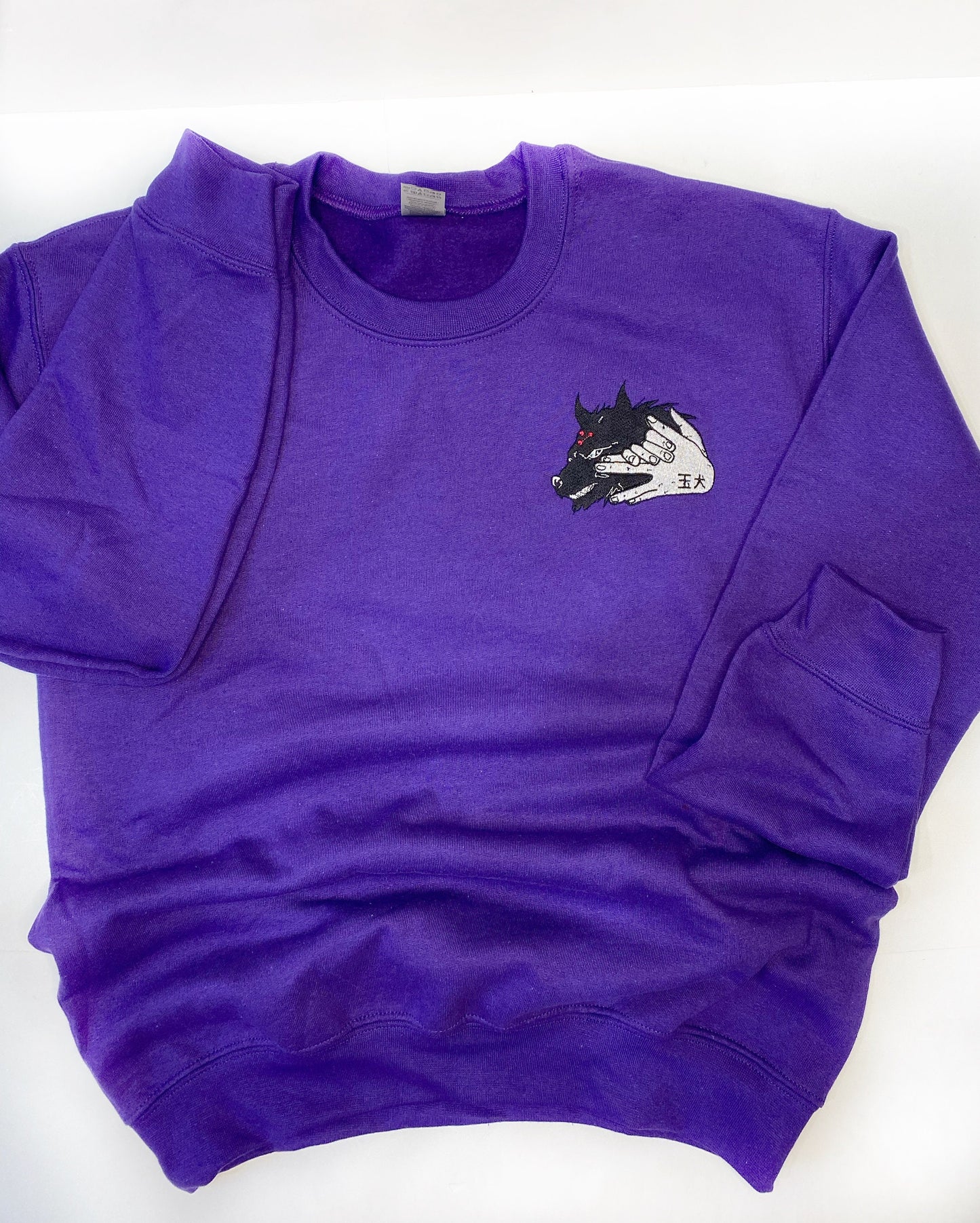 Jujutsu Anime Sweatshirt Embroidered