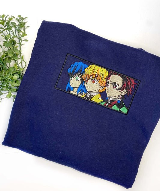 Demon Slayer Anime Embroidery Sweatshirt