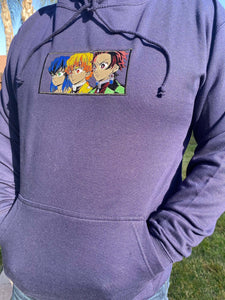 Demon Slayer Anime Embroidery Sweatshirt