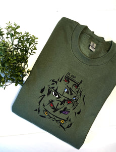 Naruto Anime Embroidered Sweatshirt