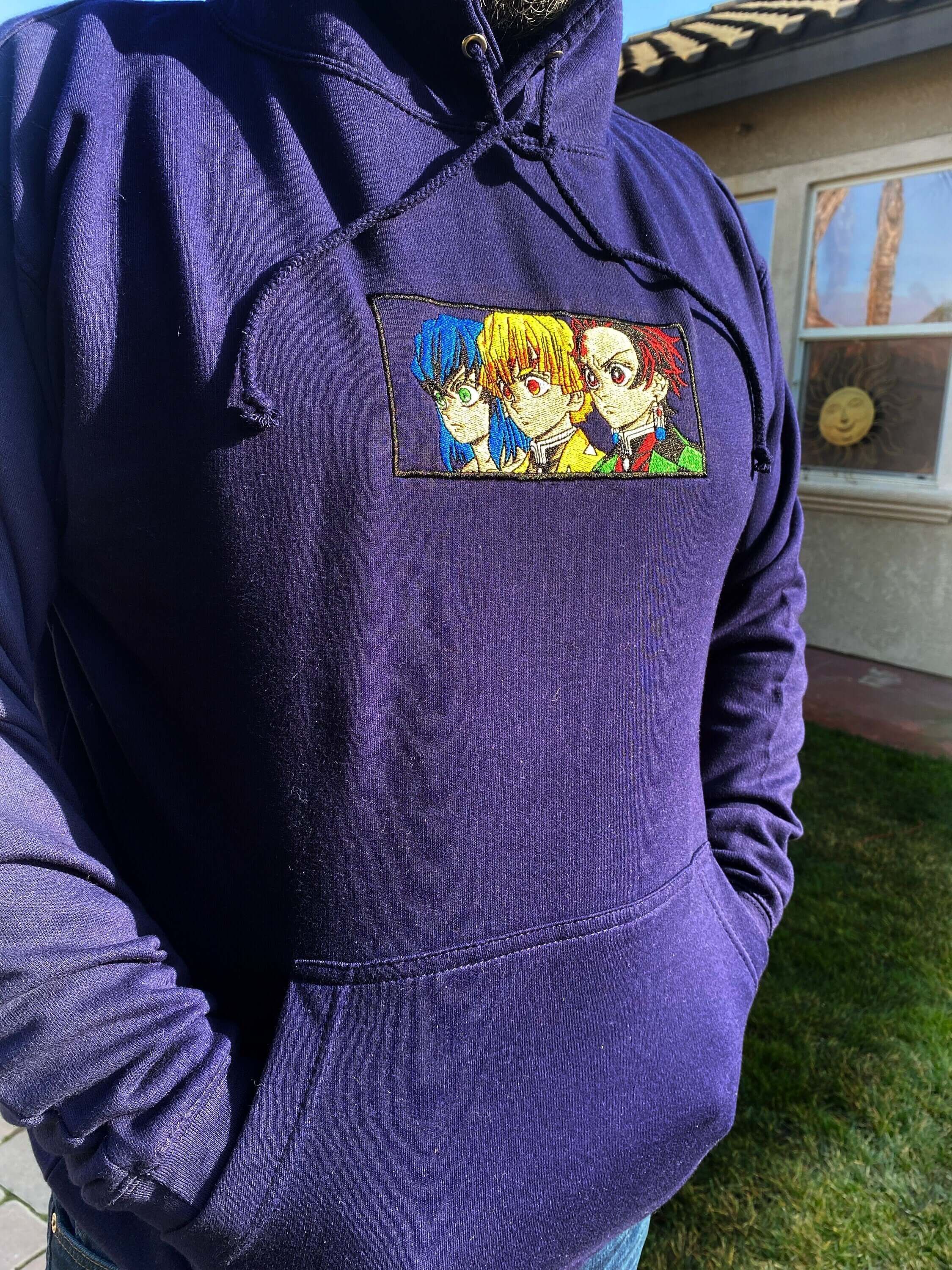 Demon Slayer Anime Embroidery Sweatshirt