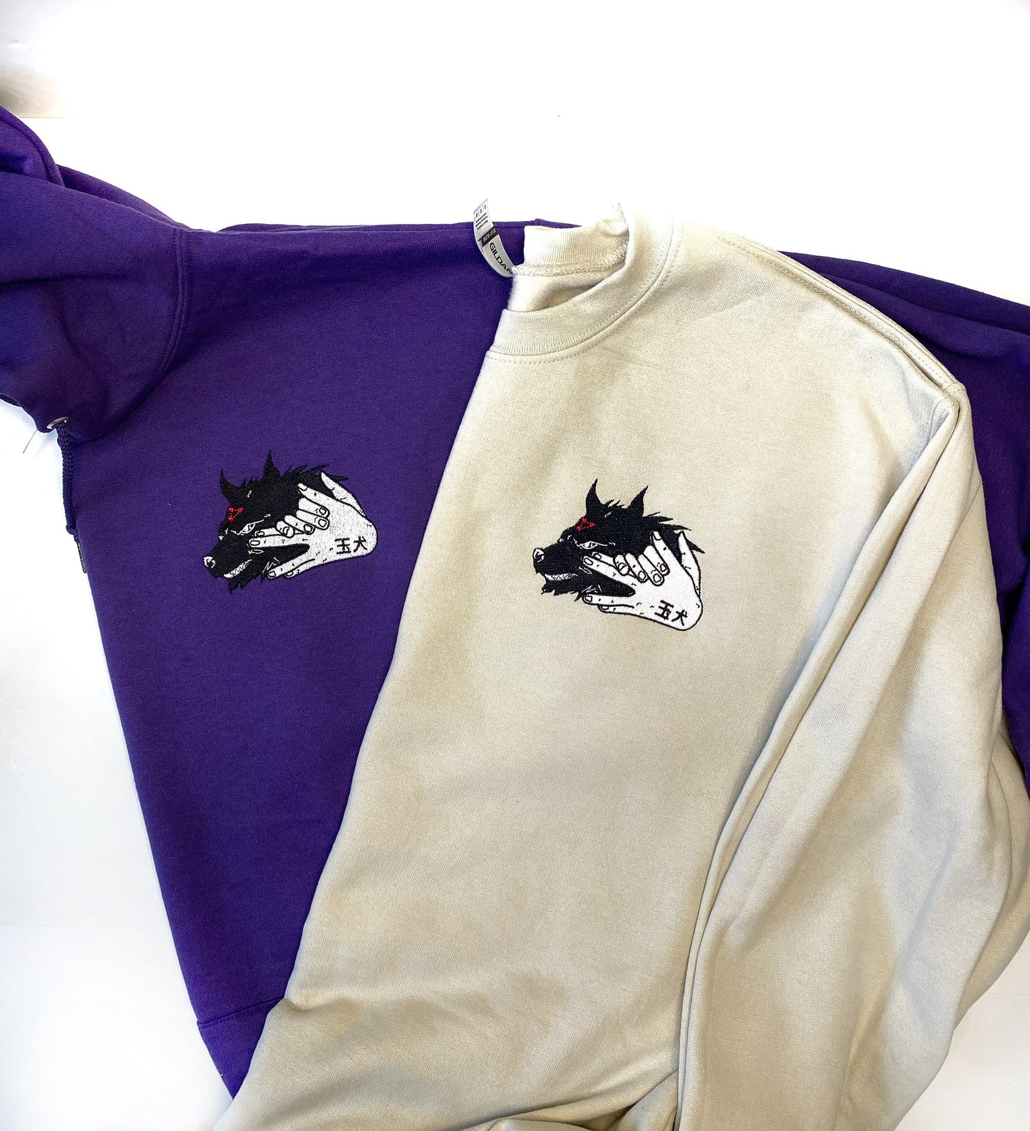 Jujutsu Anime Sweatshirt Embroidered
