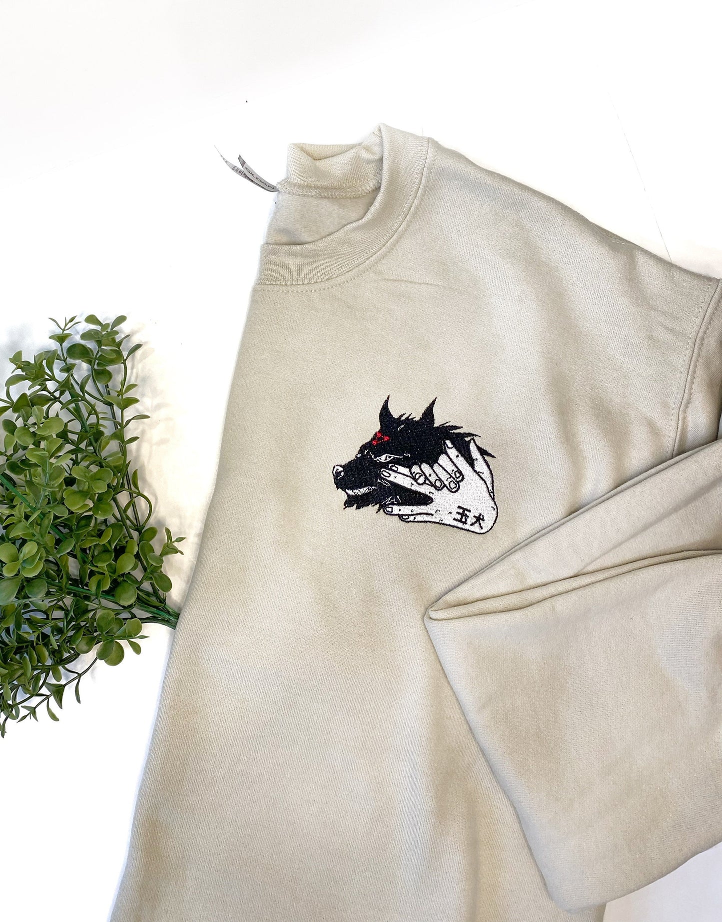 Jujutsu Anime Sweatshirt Embroidered